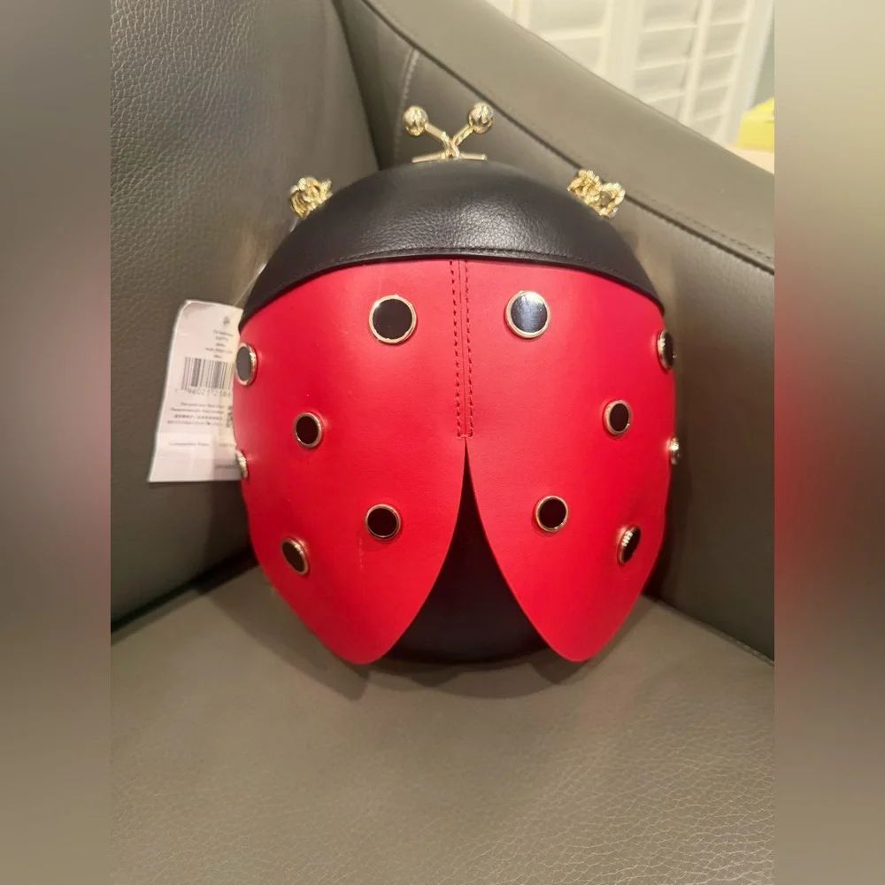 NWT Kate Spade dottie 3d ladybug NOVELTY Crossbody - Picture 5 of 10